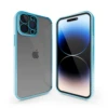 Coverzs Coque Clair Doux Avec Cache De Caméra IPhone 13 Pro (bleu)