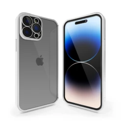 Coverzs Coque Clair Doux Avec Cache De Caméra IPhone 14 Pro (argent)