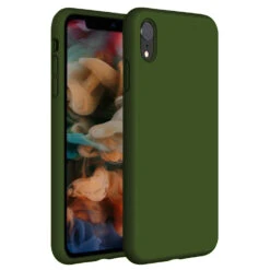 Coverzs Coque De Luxe Silicone IPhone Xr (vert Armée)