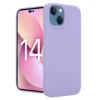 Coverzs Coque Luxe Liquid Silicone IPhone 14 (violet)