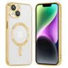Coverzs Coque MagSafe Avec Cache De Caméra IPhone 14 (or)