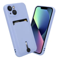 Coverzs Coque Porte-cartes Avec Curseur IPhone X/Xs (violet)