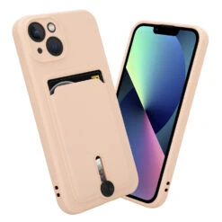 Coverzs Coque Porte-cartes Avec Curseur IPhone X/Xs (rose)