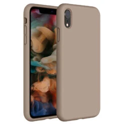 Coverzs Coque Silicone De Luxe IPhone Xr (gris)