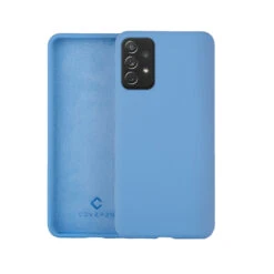 Coverzs Coque Silicone De Luxe Samsung Galaxy A52s (bleu Clair)