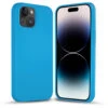 Coverzs Coque Silicone Solide IPhone 14 (bleu Clair)