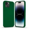 Coverzs Coque Silicone Solide IPhone 14 (vert)
