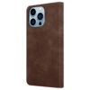 Coverzs Étui De Téléphone De Luxe IPhone 14 Pro Max (marron Foncé)