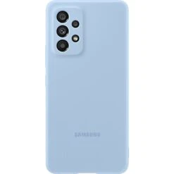 D'Origine Samsung Coque Silicone Samsung Galaxy A53 (bleu)