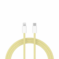 ShieldCase Câble USB-C Vers Lightning Pour Modèles IPhone 1 Mètre (jaune)