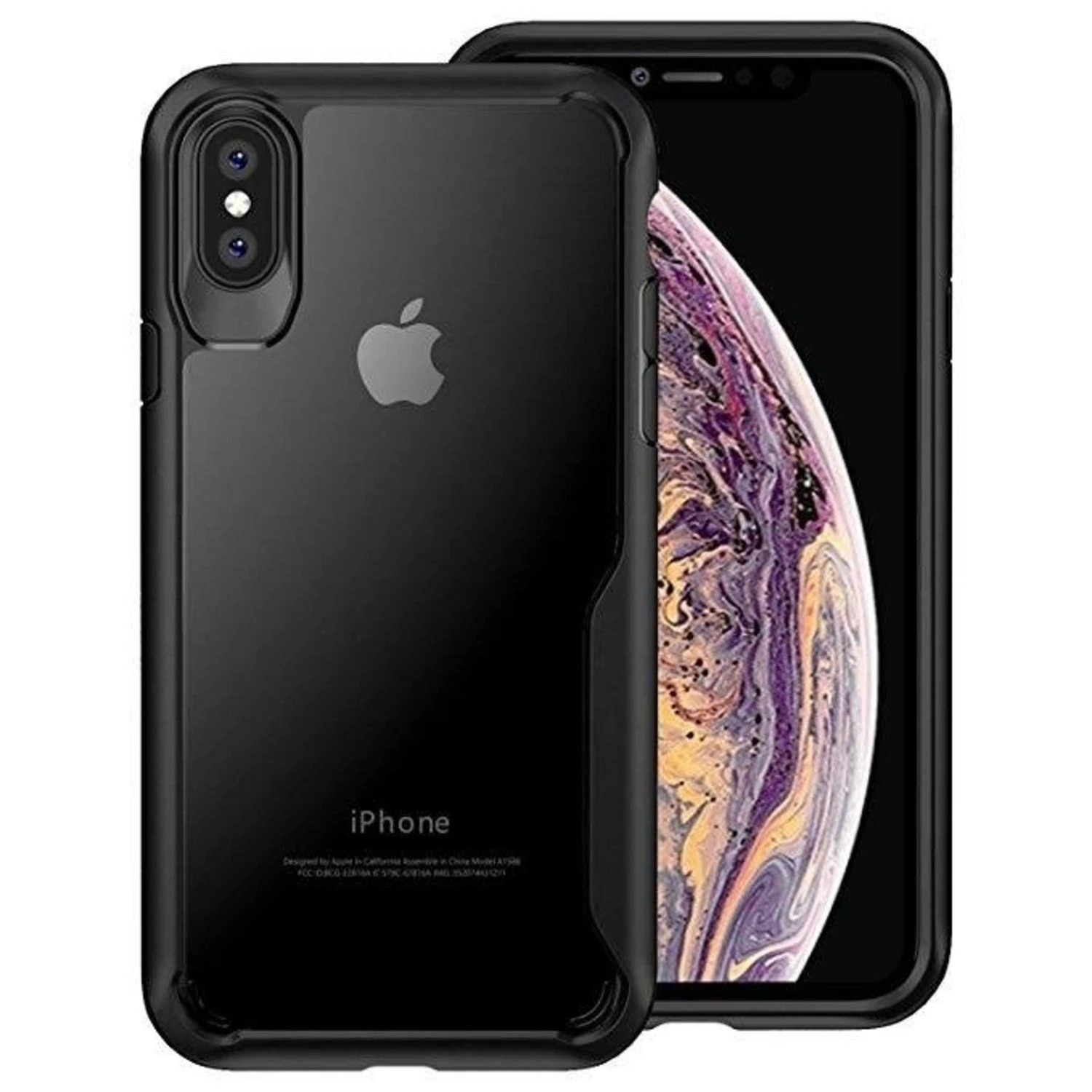 ShieldCase Coque Antichoc IPhone Xs Max (transparent/noir) – Image 7