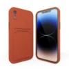 ShieldCase Coque Arrière Porte-cartes IPhone Xr (terracotta)