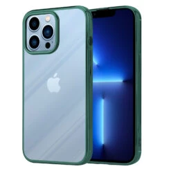 ShieldCase Coque Bumper Métallique IPhone 13 Pro Max (vert Foncé)