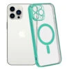ShieldCase Coque IPhone 14 Pro Max Revêtement Métallique Magsafe Transparent (vert)