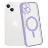 ShieldCase Coque IPhone 14 Revêtement Métallique Magsafe Transparent (violet)