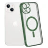 ShieldCase Coque IPhone 14 Transparente Revêtement Métallique Magsafe (vert Foncé)
