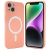 ShieldCase Coque MagSafe Silicone Soyeux IPhone 13 Mini (rose)