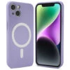 ShieldCase Coque MagSafe Silicone Soyeux IPhone 14 (lilas)
