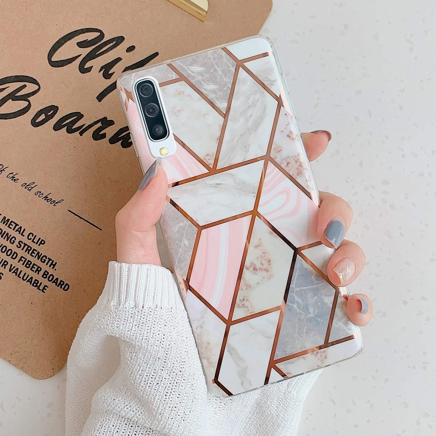 ShieldCase Coque Samsung Galaxy A50 Motif Marbre – Image 2