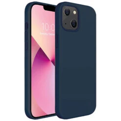 ShieldCase Coque Silicone IPhone 13 (bleu Foncé)