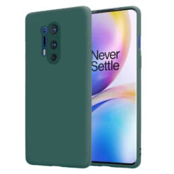 ShieldCase Coque Silicone OnePlus 8 Pro (vert Foncé)