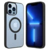 ShieldCase Coque Transparente IPhone 13 Pro Max Magsafe Avec Bords Colorés (noir)