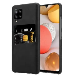 ShieldCase Coque Vintage Avec Porte Carte Samsung Galaxy A42 5G (noir)