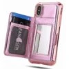 ShieldCase Etui Portefeuille Avec Miroir IPhone Xr (rose)