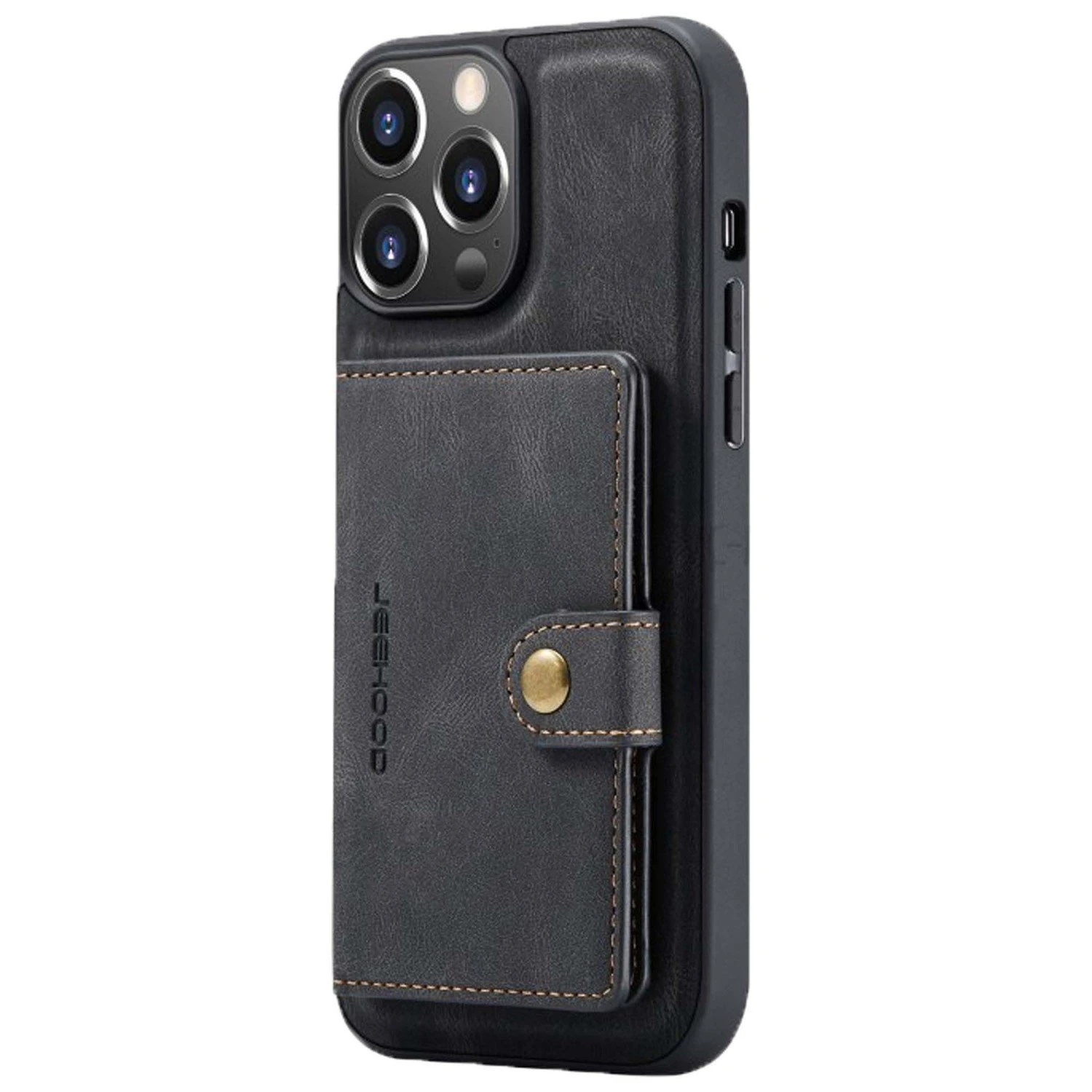 ShieldCase Etui Portefeuille En Cuir IPhone 13 Pro (noir) – Image 6