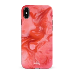Xoxo Wildhearts Marble Red Lips - Coque IPhone X/XS